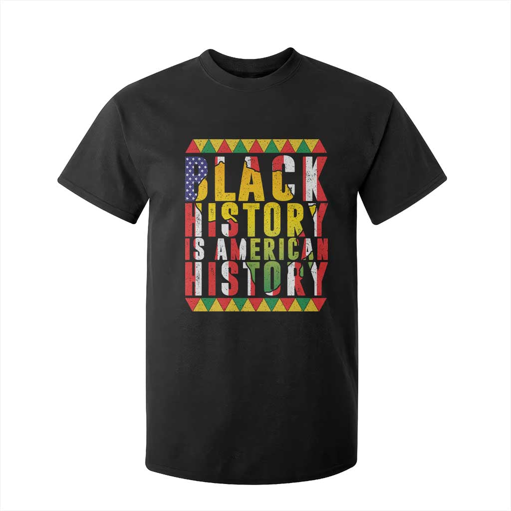 Black History is American History T Shirt For Kid Patriotic African Pride