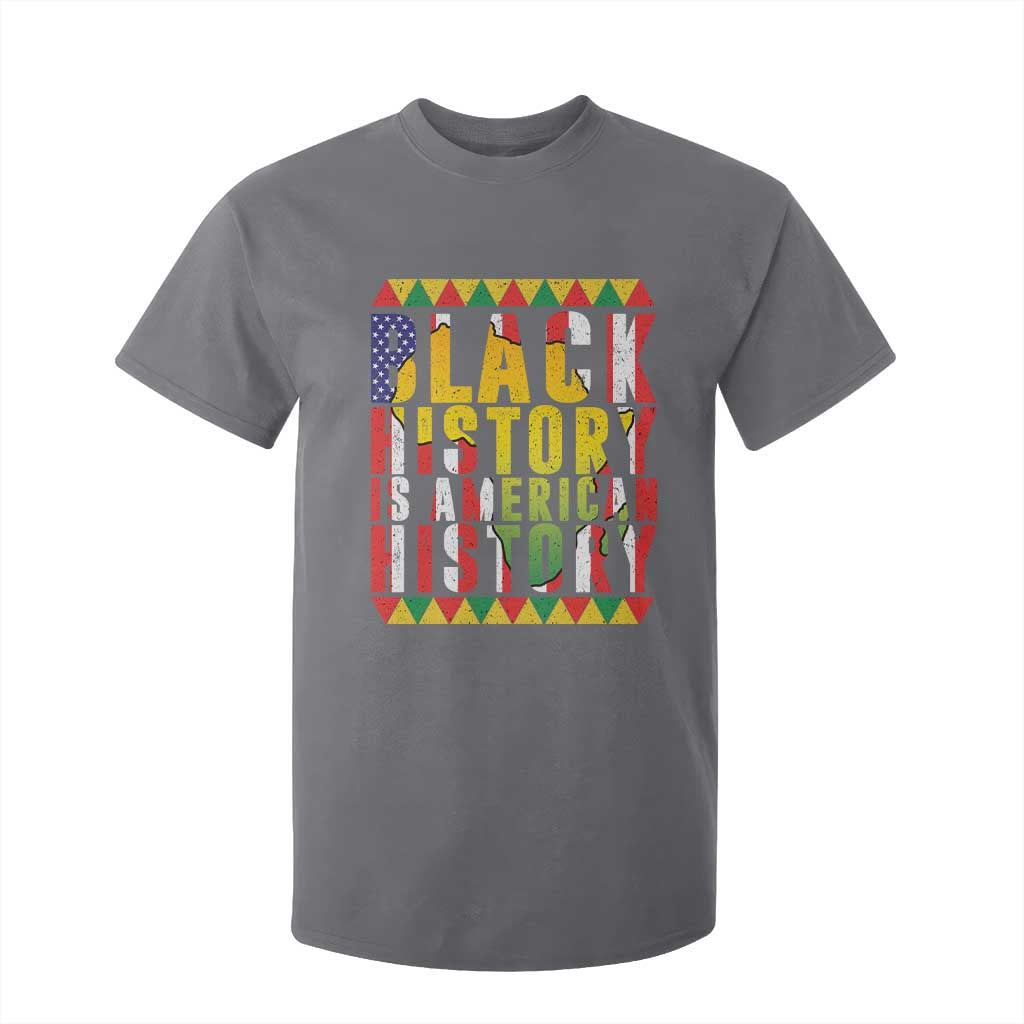 Black History is American History T Shirt For Kid Patriotic African Pride