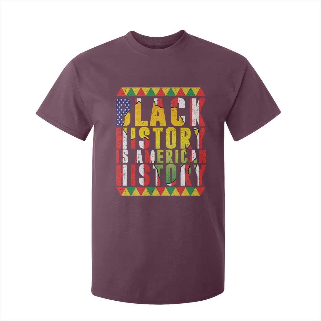 Black History is American History T Shirt For Kid Patriotic African Pride