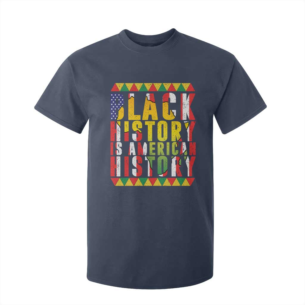 Black History is American History T Shirt For Kid Patriotic African Pride
