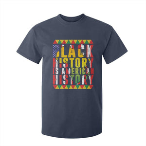 Black History is American History T Shirt For Kid Patriotic African Pride
