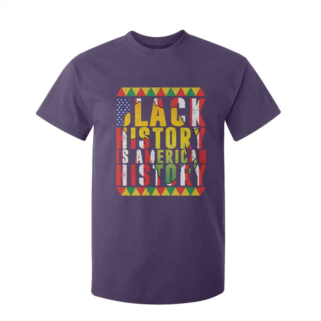 Black History is American History T Shirt For Kid Patriotic African Pride