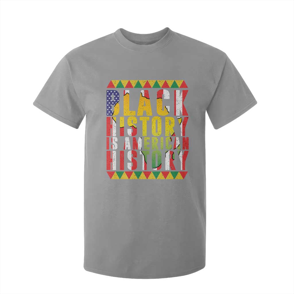 Black History is American History T Shirt For Kid Patriotic African Pride