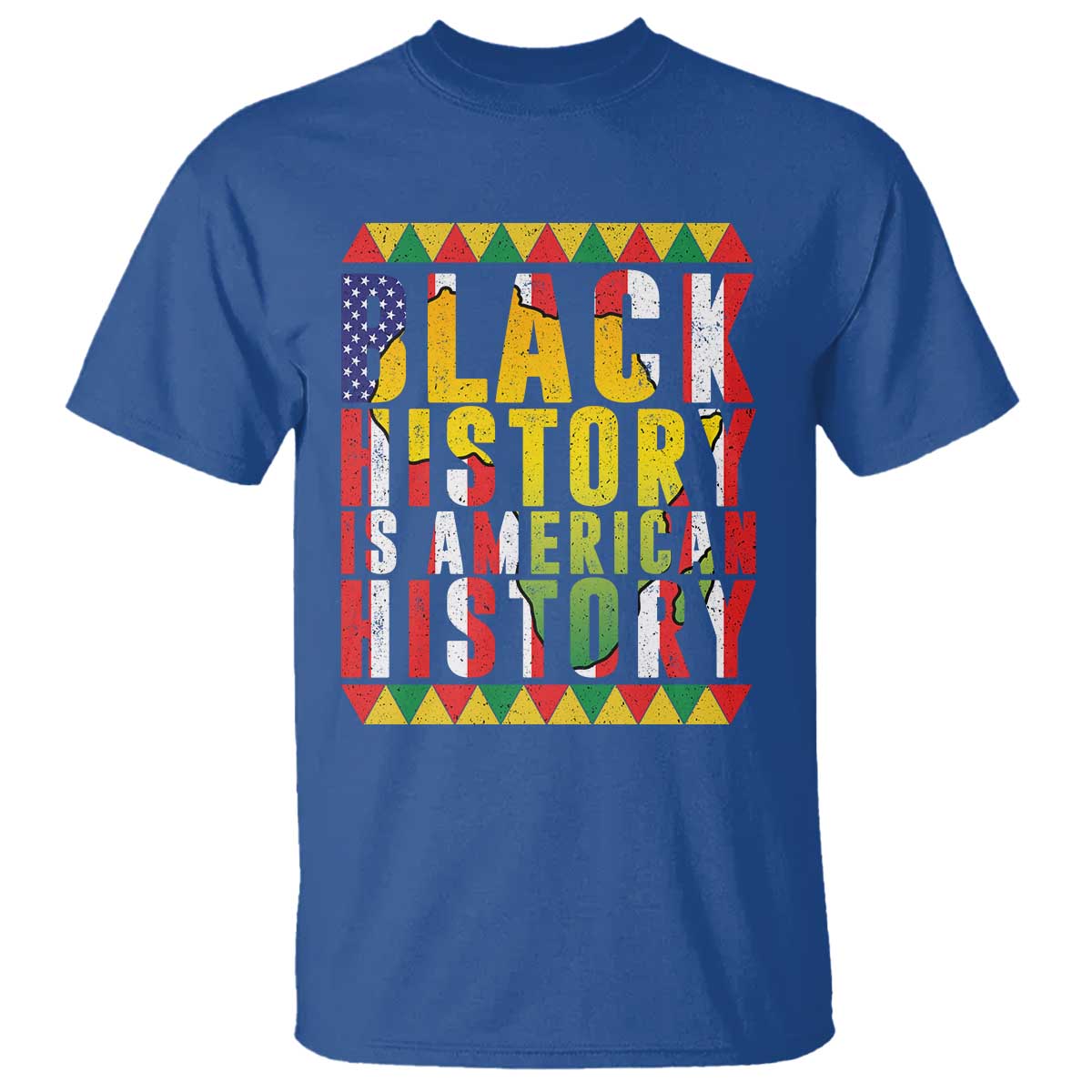 Black History is American History T Shirt Patriotic African Pride