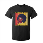Black History Month Afro Woman T Shirt For Kid Educated Melanated Elevated African American Empowerment