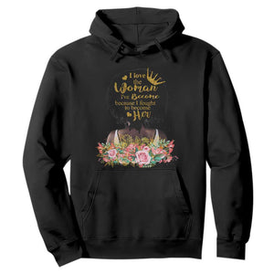 Afro Black Queen Hoodie I Love The Woman I've Become Melanin African American Pride