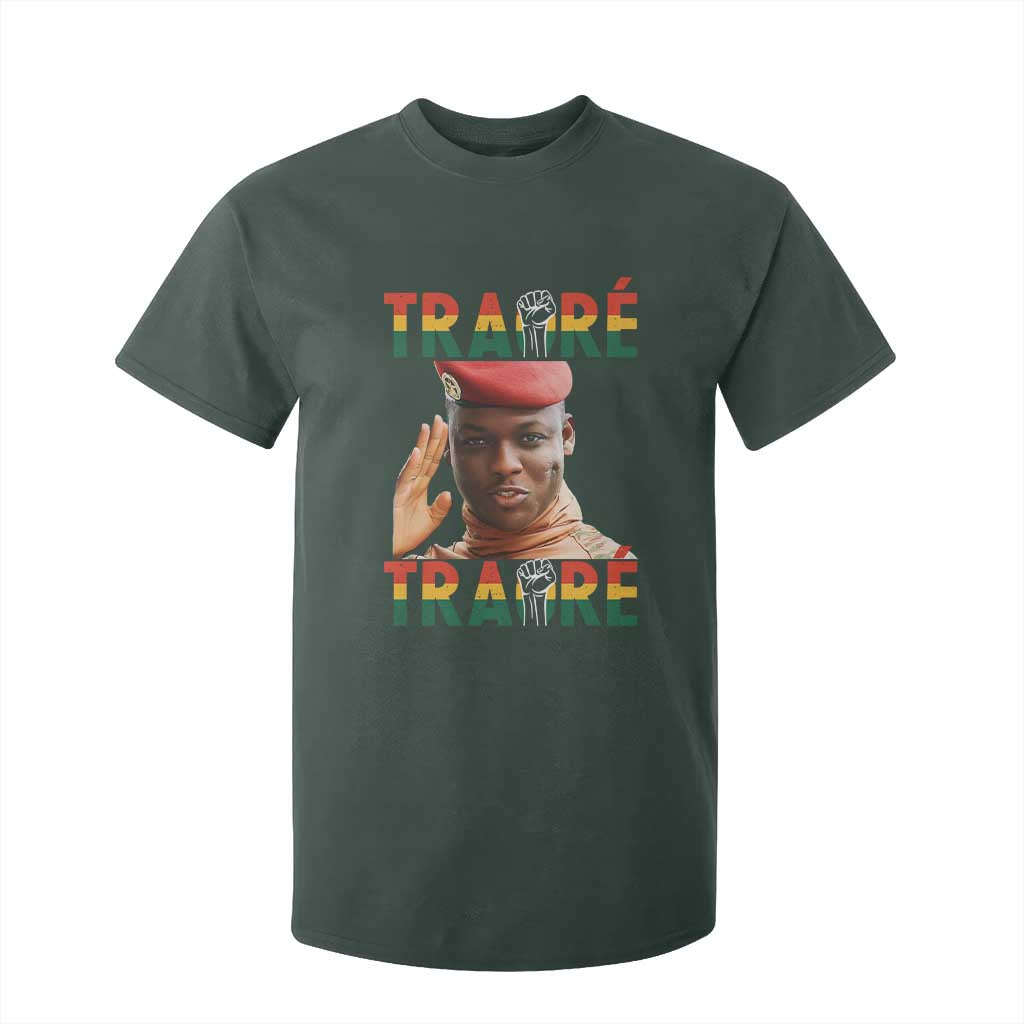 Traoré 2025 Revolution T Shirt For Kid Burkina Faso President