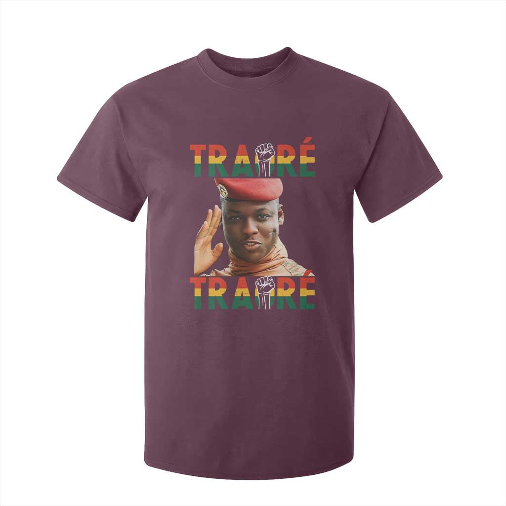 Traoré 2025 Revolution T Shirt For Kid Burkina Faso President