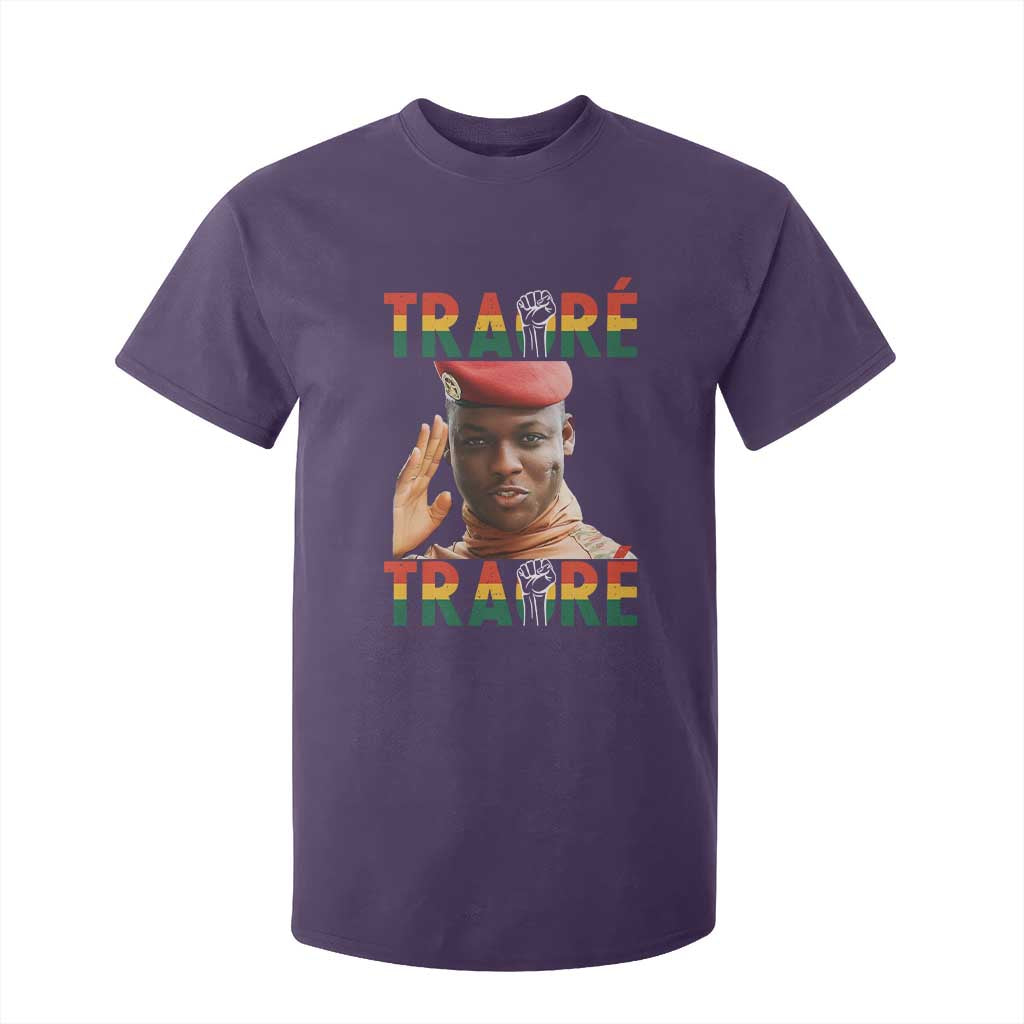 Traoré 2025 Revolution T Shirt For Kid Burkina Faso President