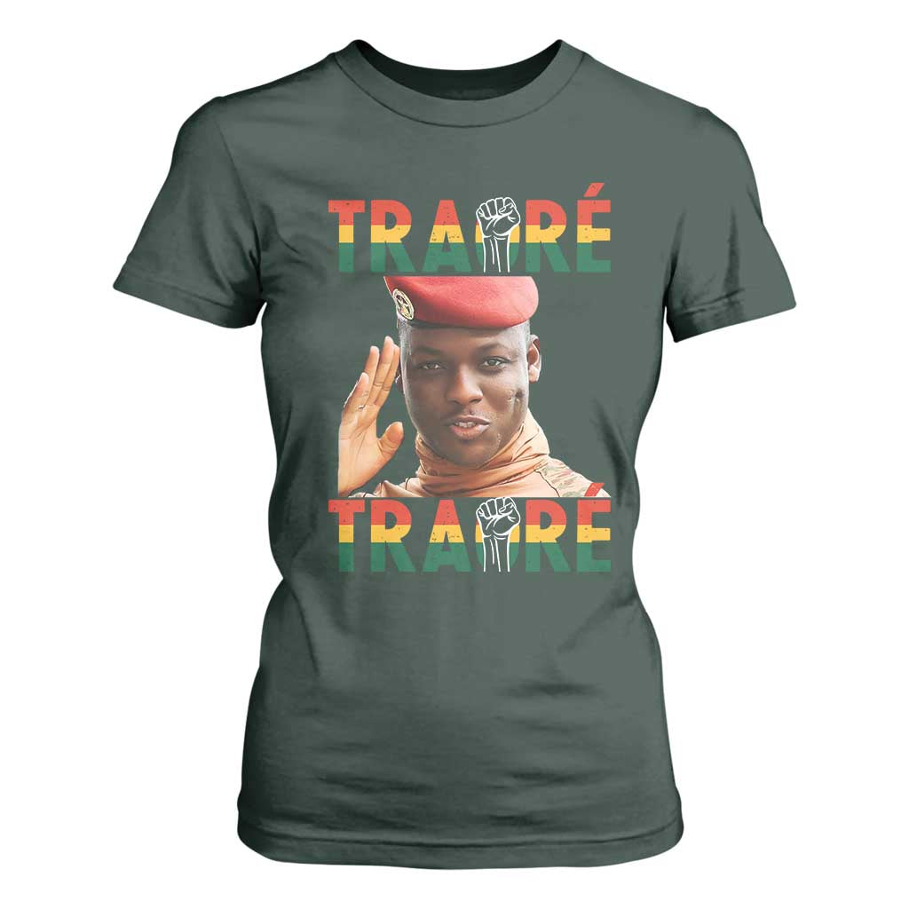Traoré 2025 Revolution T Shirt For Women Burkina Faso President