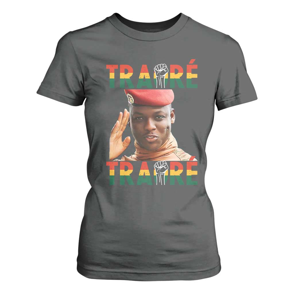 Traoré 2025 Revolution T Shirt For Women Burkina Faso President