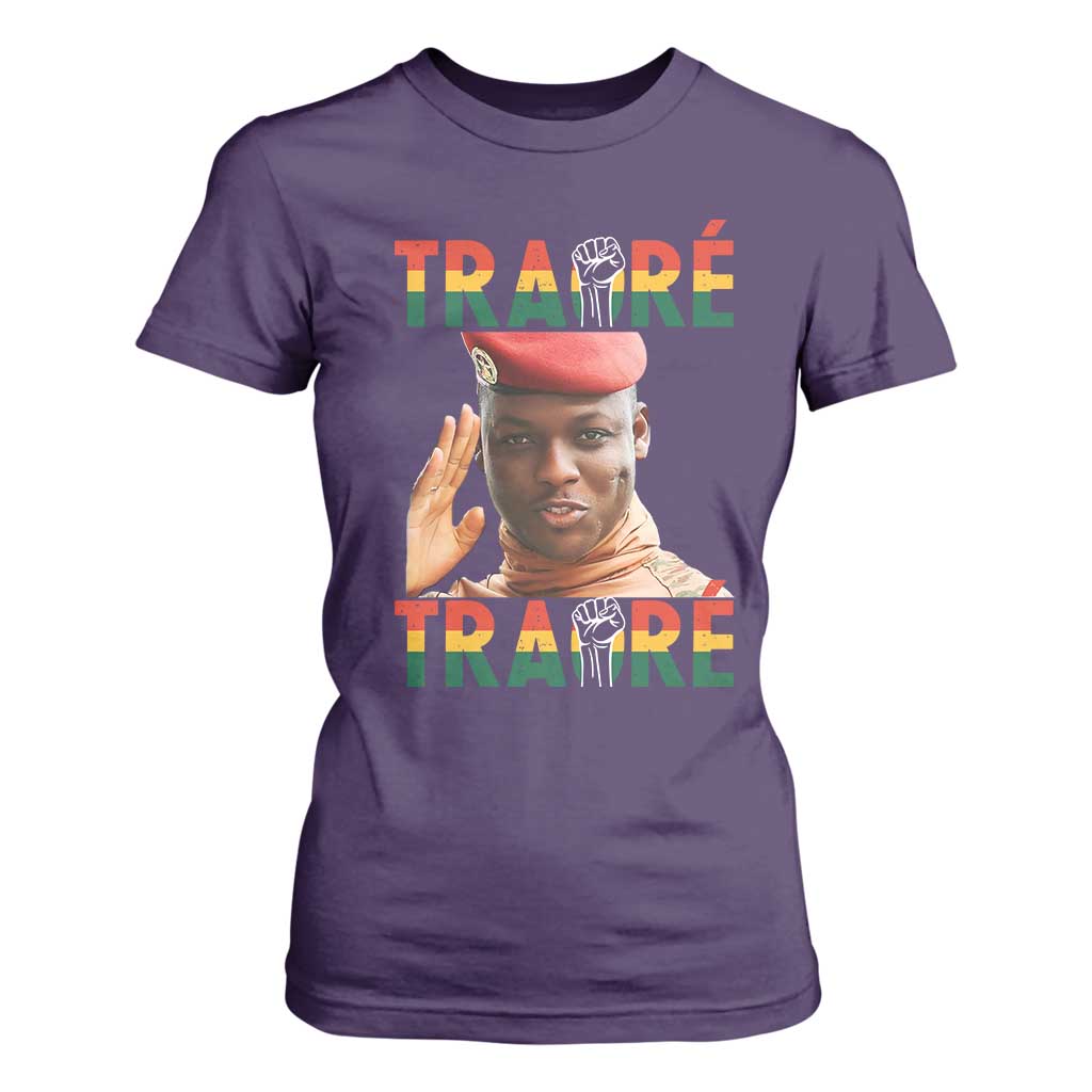 Traoré 2025 Revolution T Shirt For Women Burkina Faso President