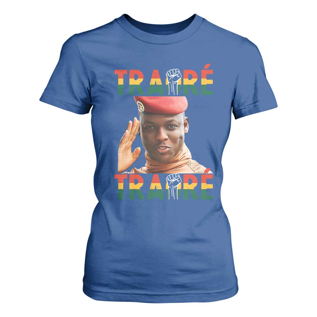 Traoré 2025 Revolution T Shirt For Women Burkina Faso President