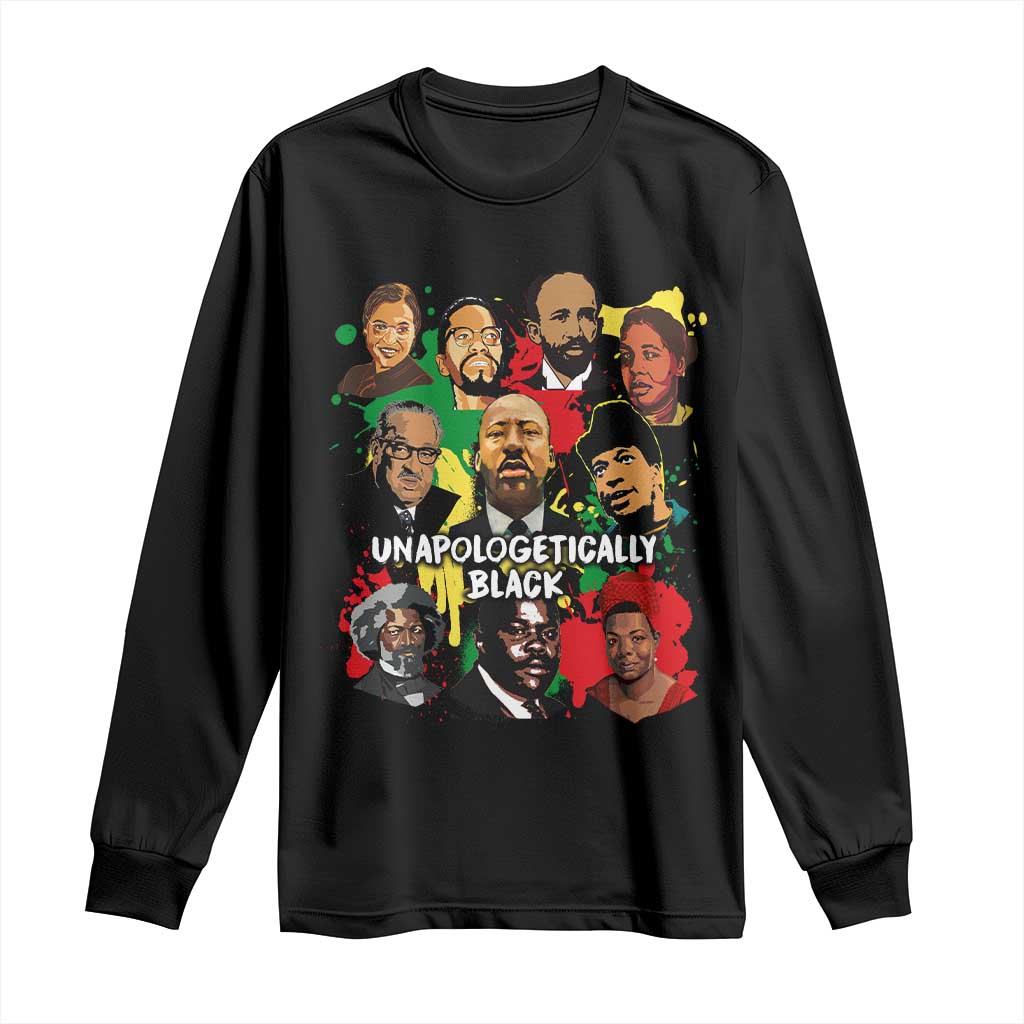 Civil Rights Leaders Long Sleeve Shirt Unapologetically Dope Black Inspiration