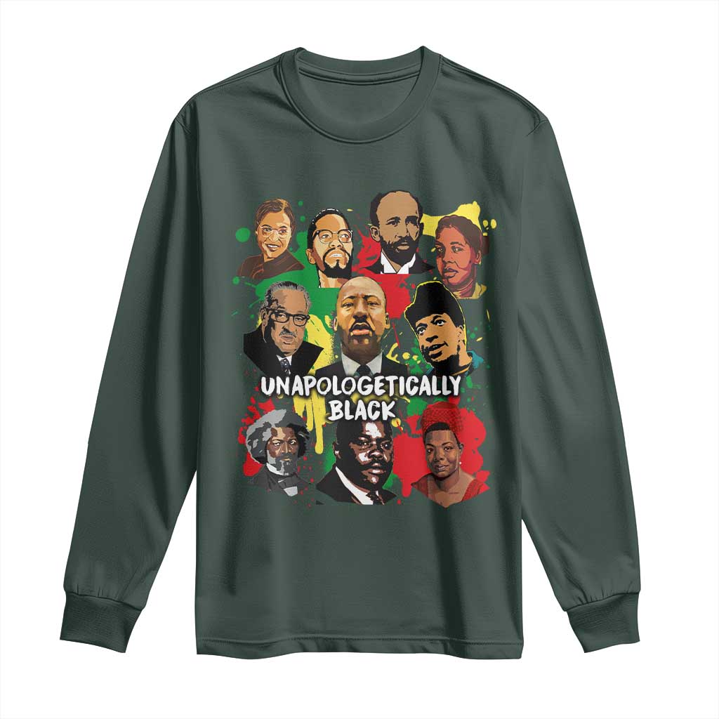 Civil Rights Leaders Long Sleeve Shirt Unapologetically Dope Black Inspiration
