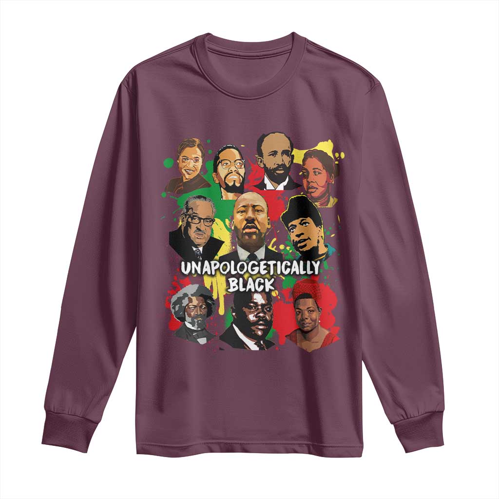Civil Rights Leaders Long Sleeve Shirt Unapologetically Dope Black Inspiration