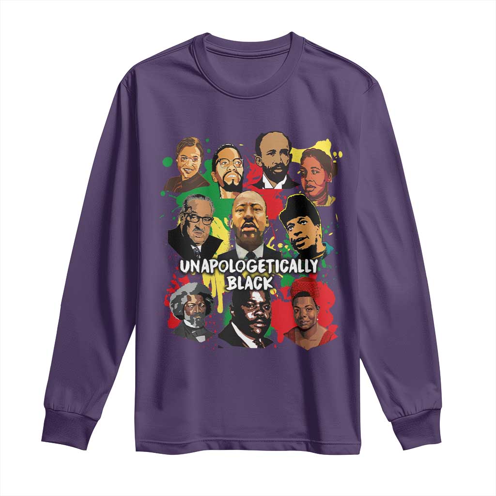 Civil Rights Leaders Long Sleeve Shirt Unapologetically Dope Black Inspiration