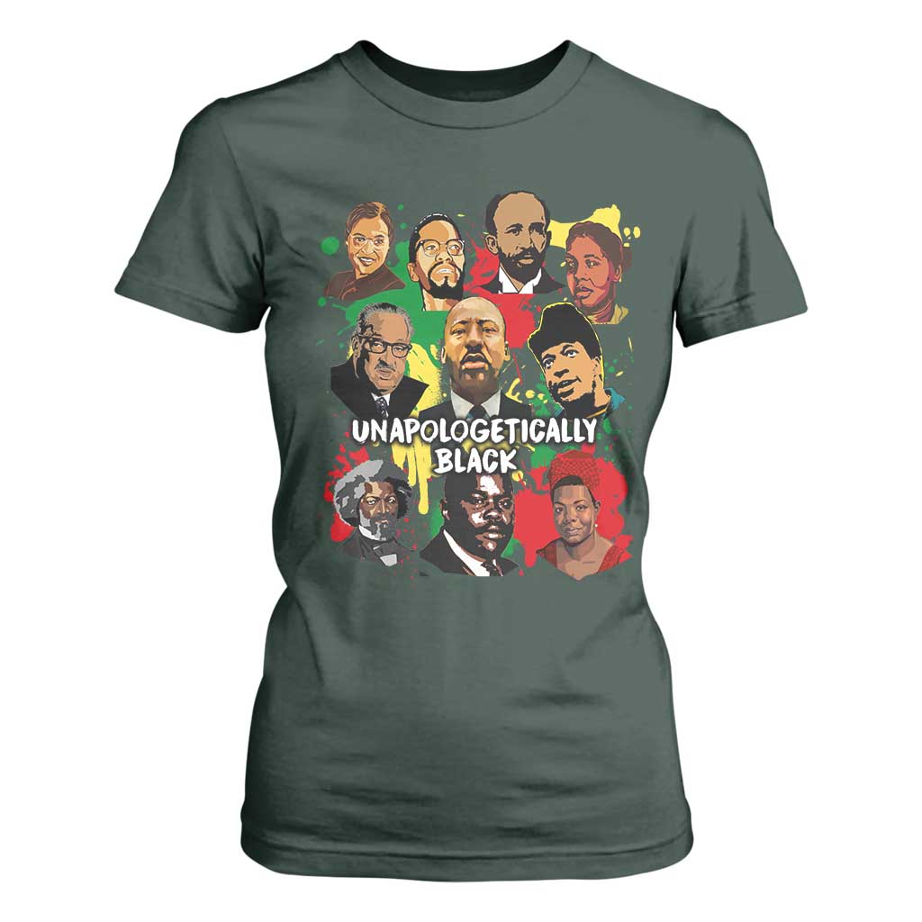 Civil Rights Leaders T Shirt For Women Unapologetically Dope Black Inspiration