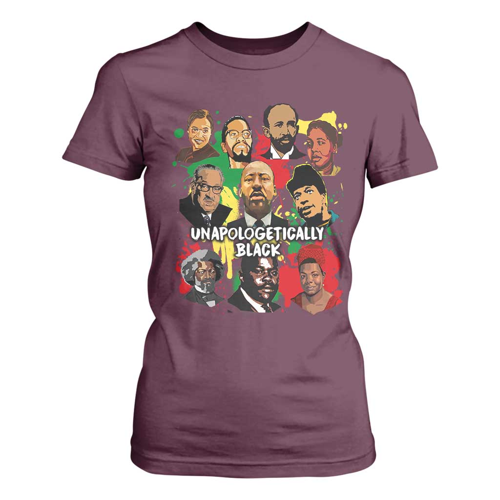 Civil Rights Leaders T Shirt For Women Unapologetically Dope Black Inspiration