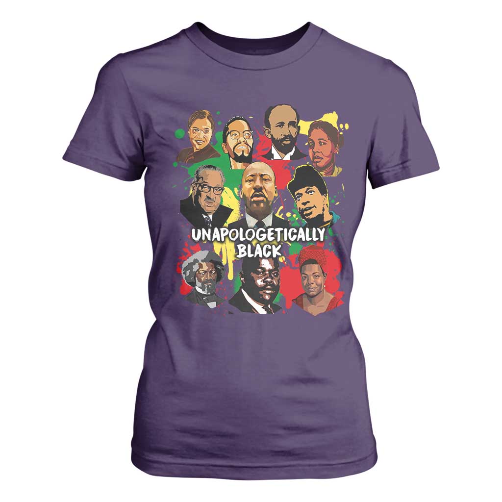 Civil Rights Leaders T Shirt For Women Unapologetically Dope Black Inspiration