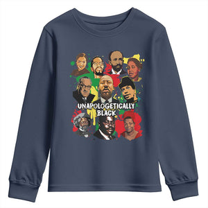 Civil Rights Leaders Youth Long Sleeve Shirt Unapologetically Dope Black Inspiration
