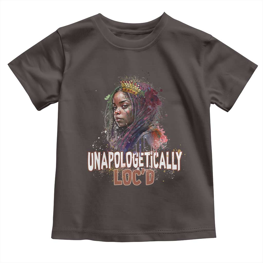 Black Locs Girl Baby Shirt Unapologetically Locd Hair Melanin Queen