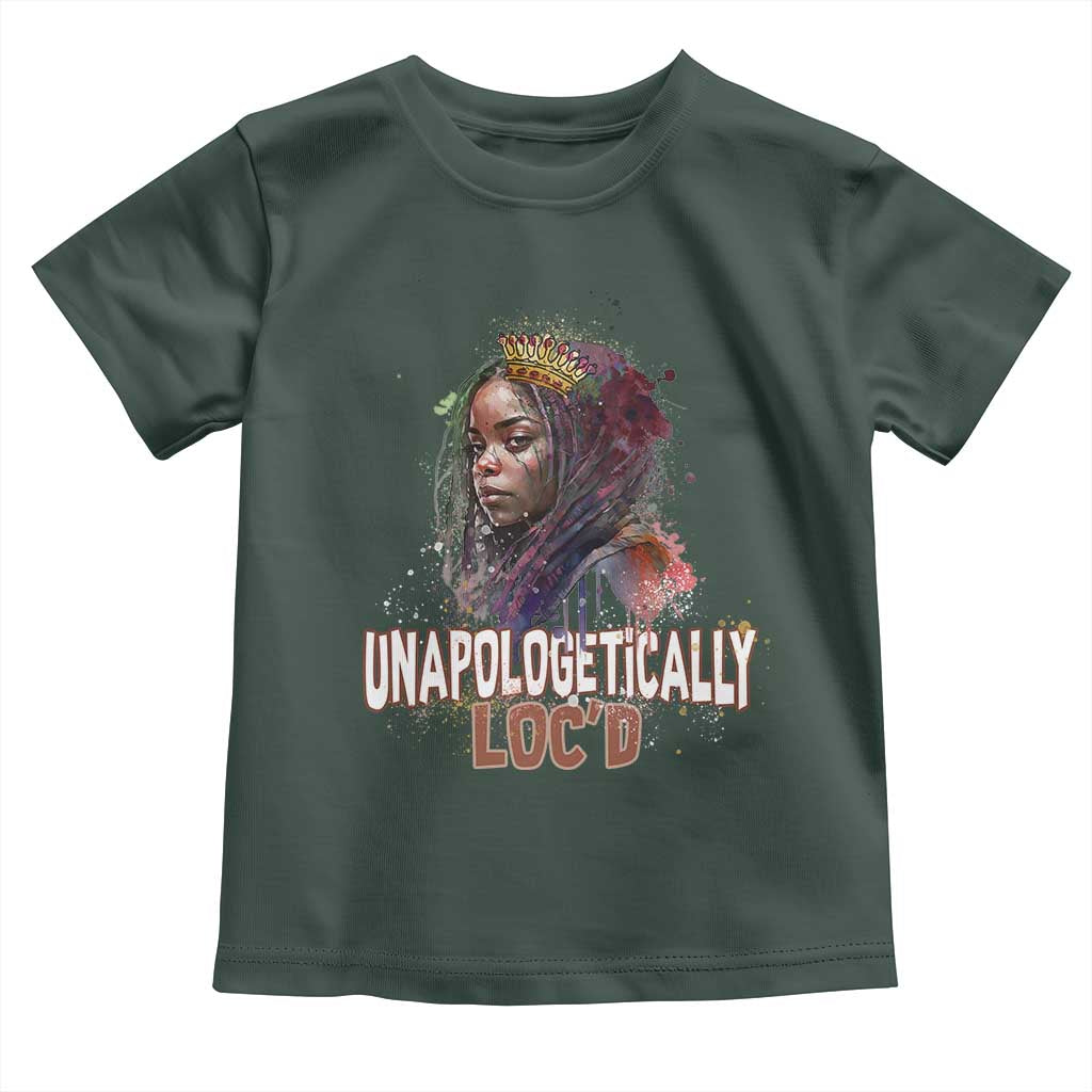 Black Locs Girl Baby Shirt Unapologetically Locd Hair Melanin Queen