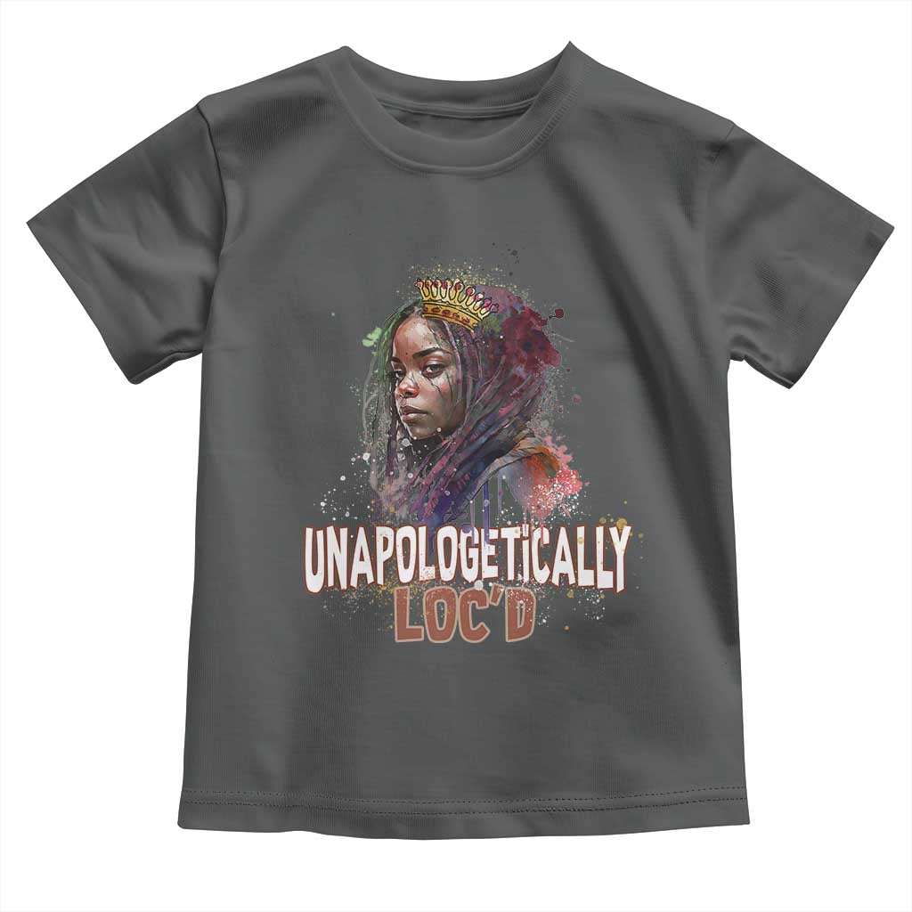 Black Locs Girl Baby Shirt Unapologetically Locd Hair Melanin Queen