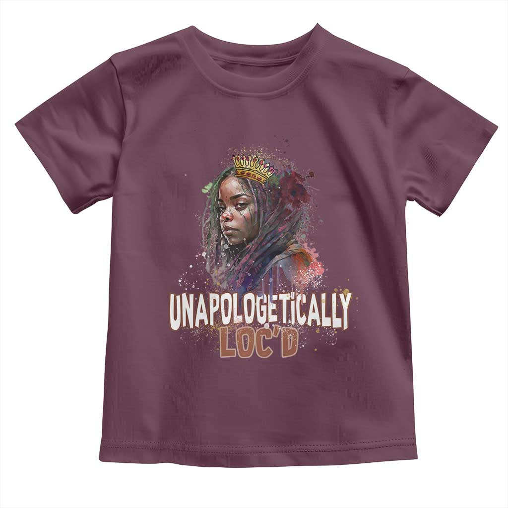 Black Locs Girl Baby Shirt Unapologetically Locd Hair Melanin Queen
