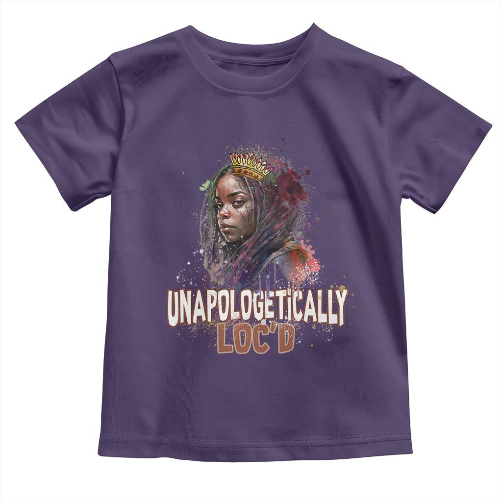 Black Locs Girl Baby Shirt Unapologetically Locd Hair Melanin Queen