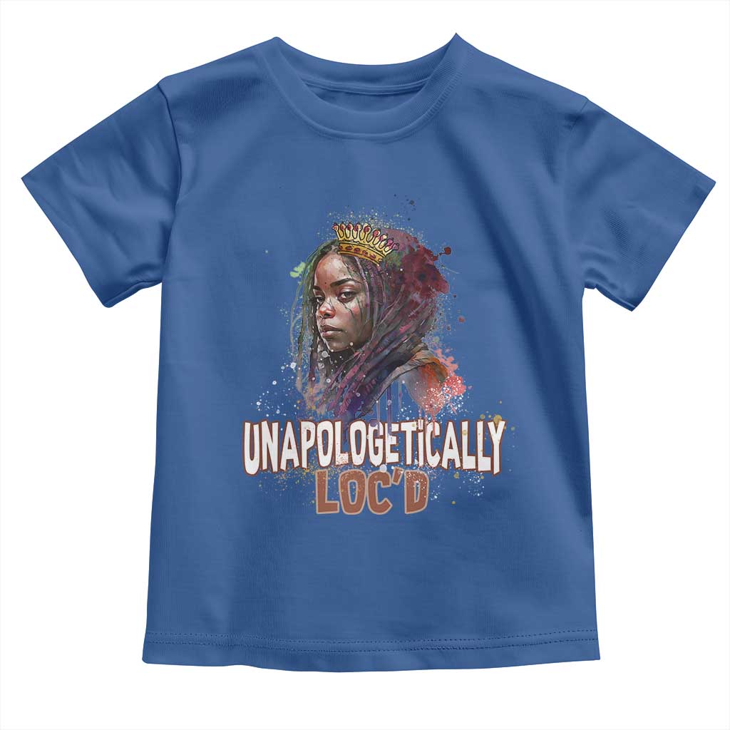 Black Locs Girl Baby Shirt Unapologetically Locd Hair Melanin Queen
