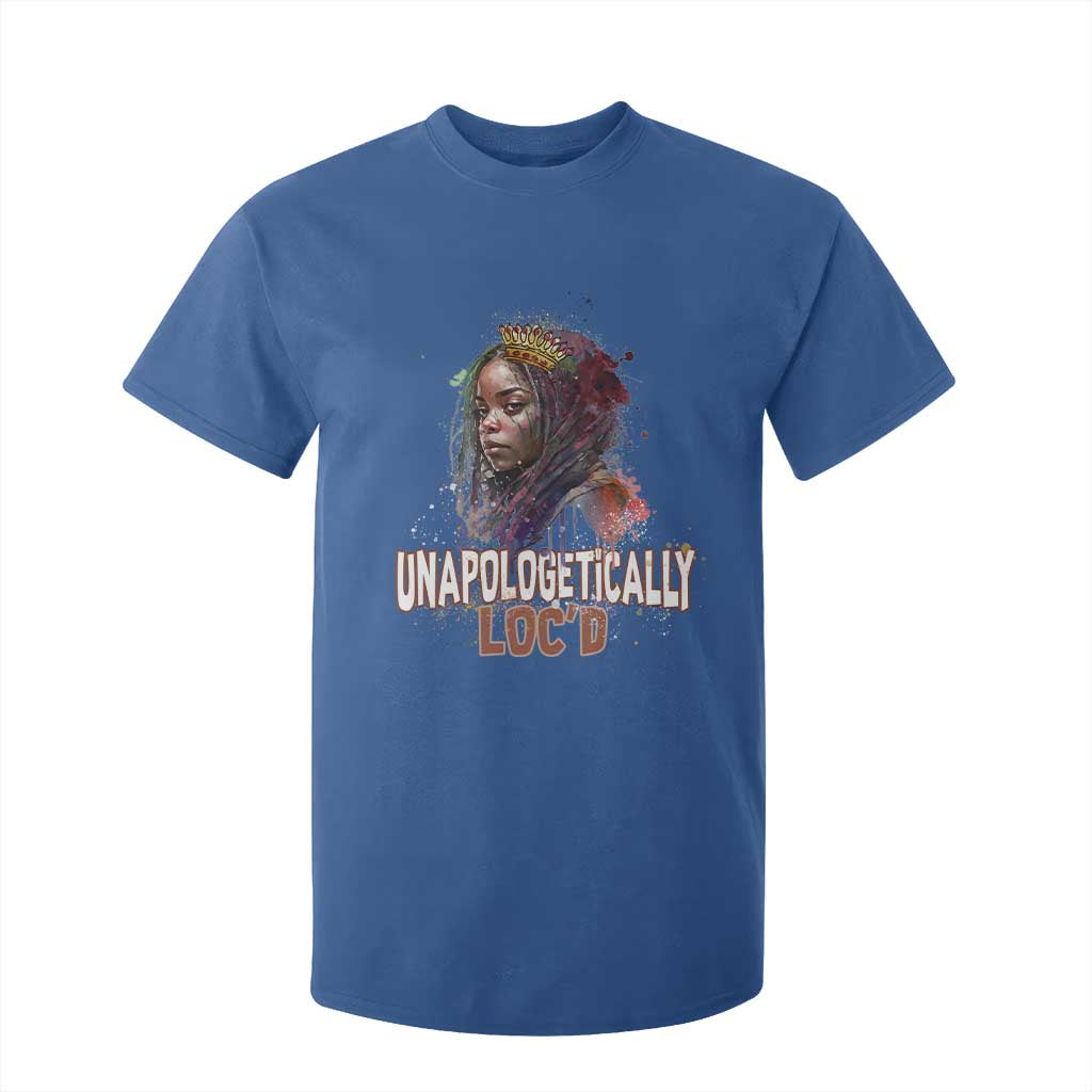 Black Locs Girl T Shirt For Kid Unapologetically Locd Hair Melanin Queen
