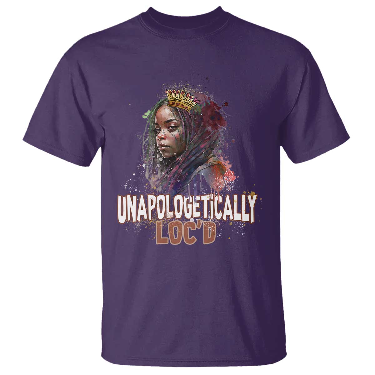 Black Locs Girl T Shirt Unapologetically Locd Hair Melanin Queen