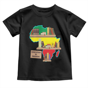 Education Is Freedom Baby Shirt Teach Black History Educated African American
