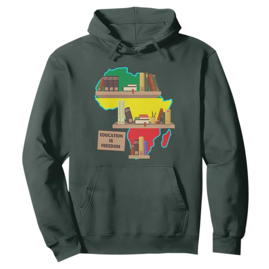 Education Is Freedom Hoodie Teach Black History Educated African American
