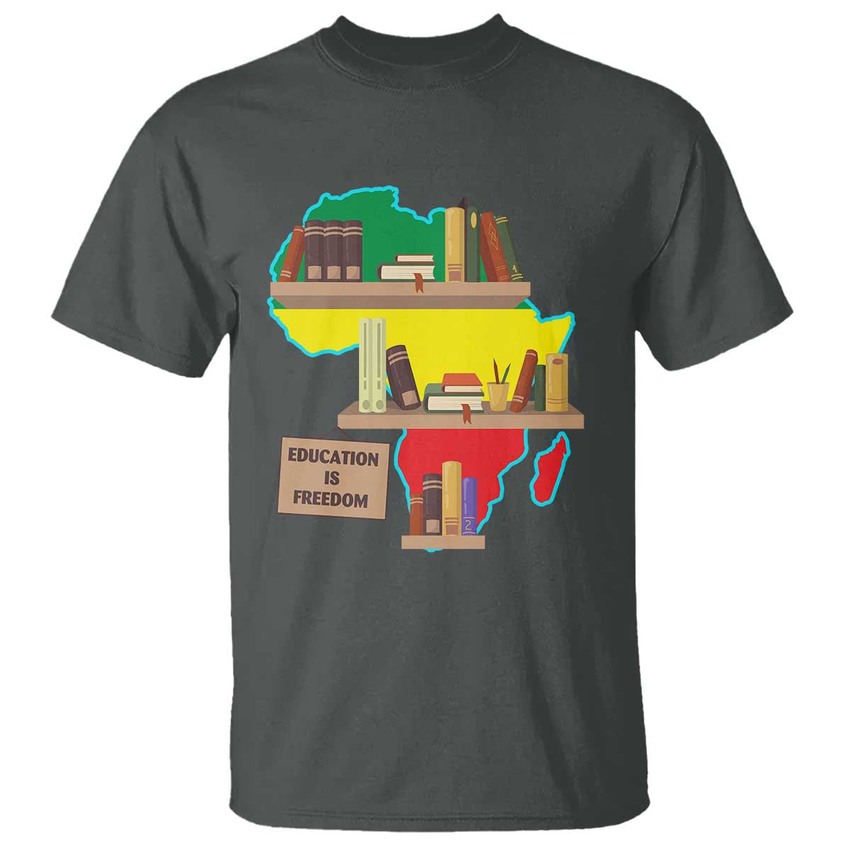 Education Is Freedom T Shirt Teach Black History Educated African American