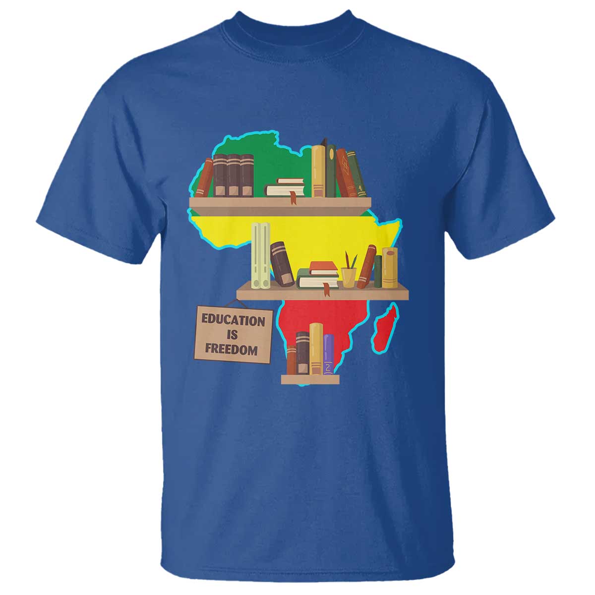 Education Is Freedom T Shirt Teach Black History Educated African American