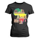 Education Is Freedom T Shirt For Women Teach Black History Educated African American