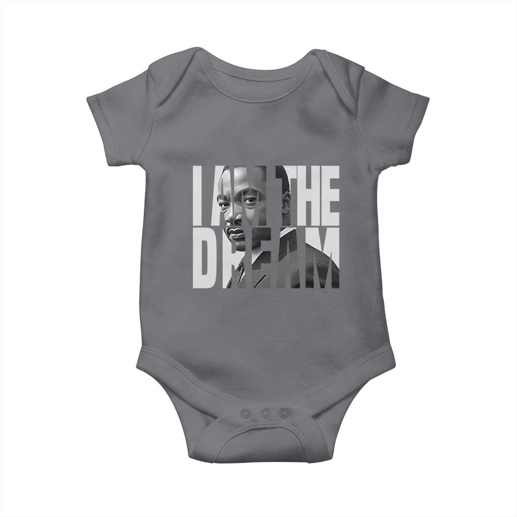 MLK Inspirational I Am The Dream Baby Onesie Martin Luther King Black King Power Black History Month