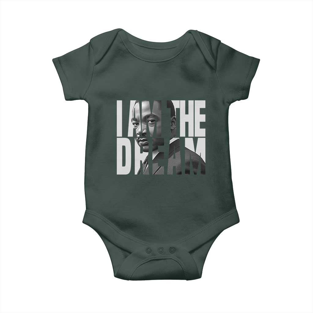 MLK Inspirational I Am The Dream Baby Onesie Martin Luther King Black King Power Black History Month