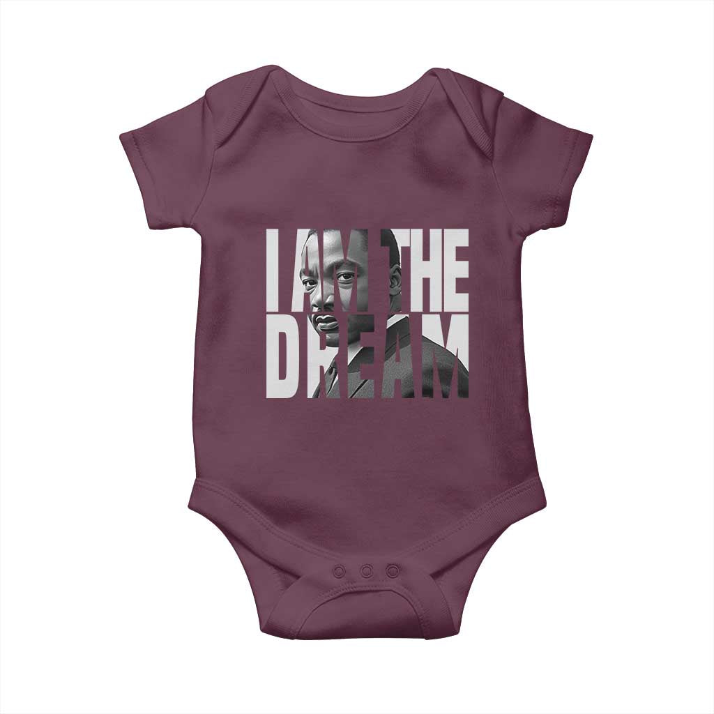 MLK Inspirational I Am The Dream Baby Onesie Martin Luther King Black King Power Black History Month