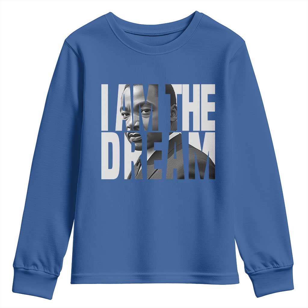 MLK Inspirational I Am The Dream Youth Sweatshirt Martin Luther King Black King Power Black History Month