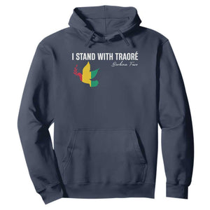I Stand With Traoré Hoodie Burkina Faso Peace Dove