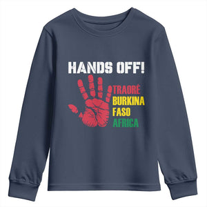 Hands Off Traoré Burkina Faso Africa Youth Sweatshirt Liberation
