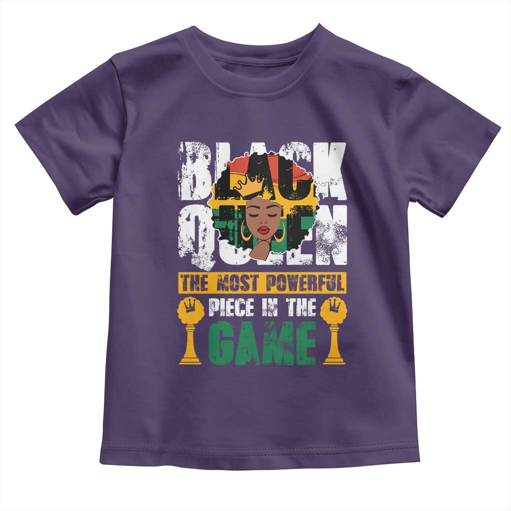Black Queen Baby Shirt The Most Powerful Piece In The Game Afro Melanin