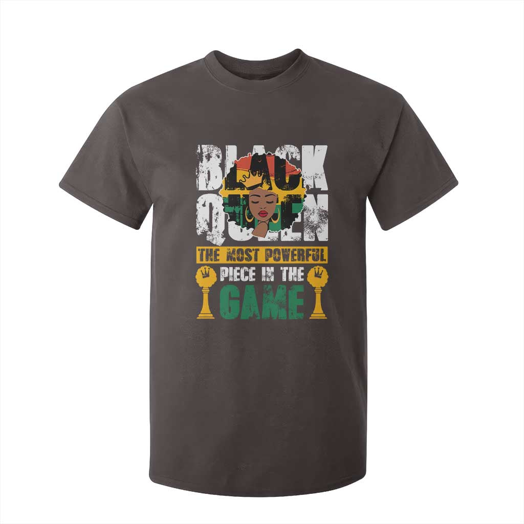Black Queen T Shirt For Kid The Most Powerful Piece In The Game Afro Melanin