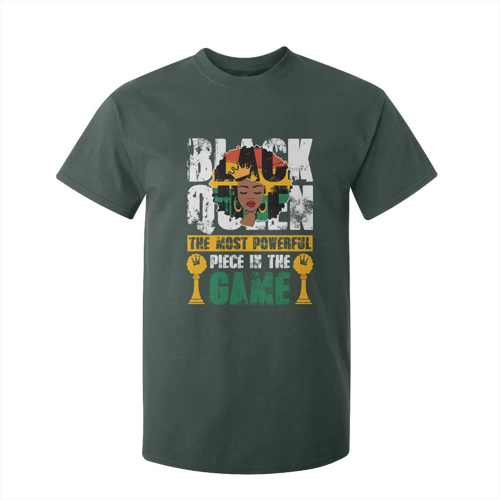 Black Queen T Shirt For Kid The Most Powerful Piece In The Game Afro Melanin