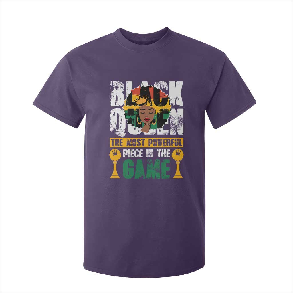 Black Queen T Shirt For Kid The Most Powerful Piece In The Game Afro Melanin