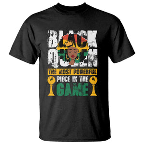 Black Queen T Shirt The Most Powerful Piece In The Game Afro Melanin