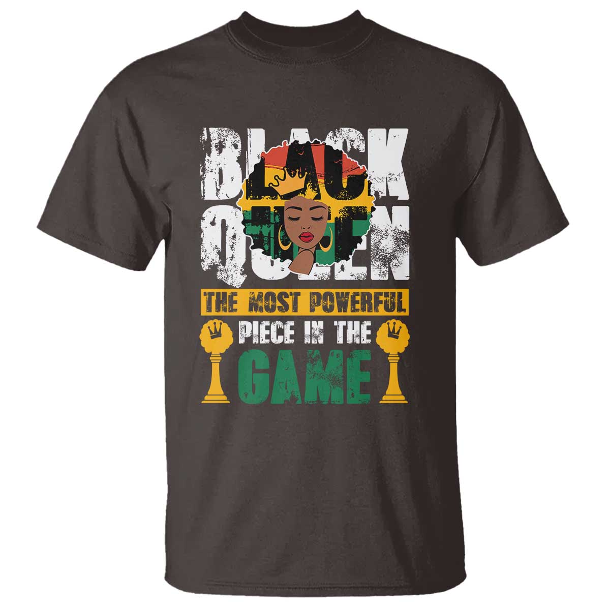Black Queen T Shirt The Most Powerful Piece In The Game Afro Melanin
